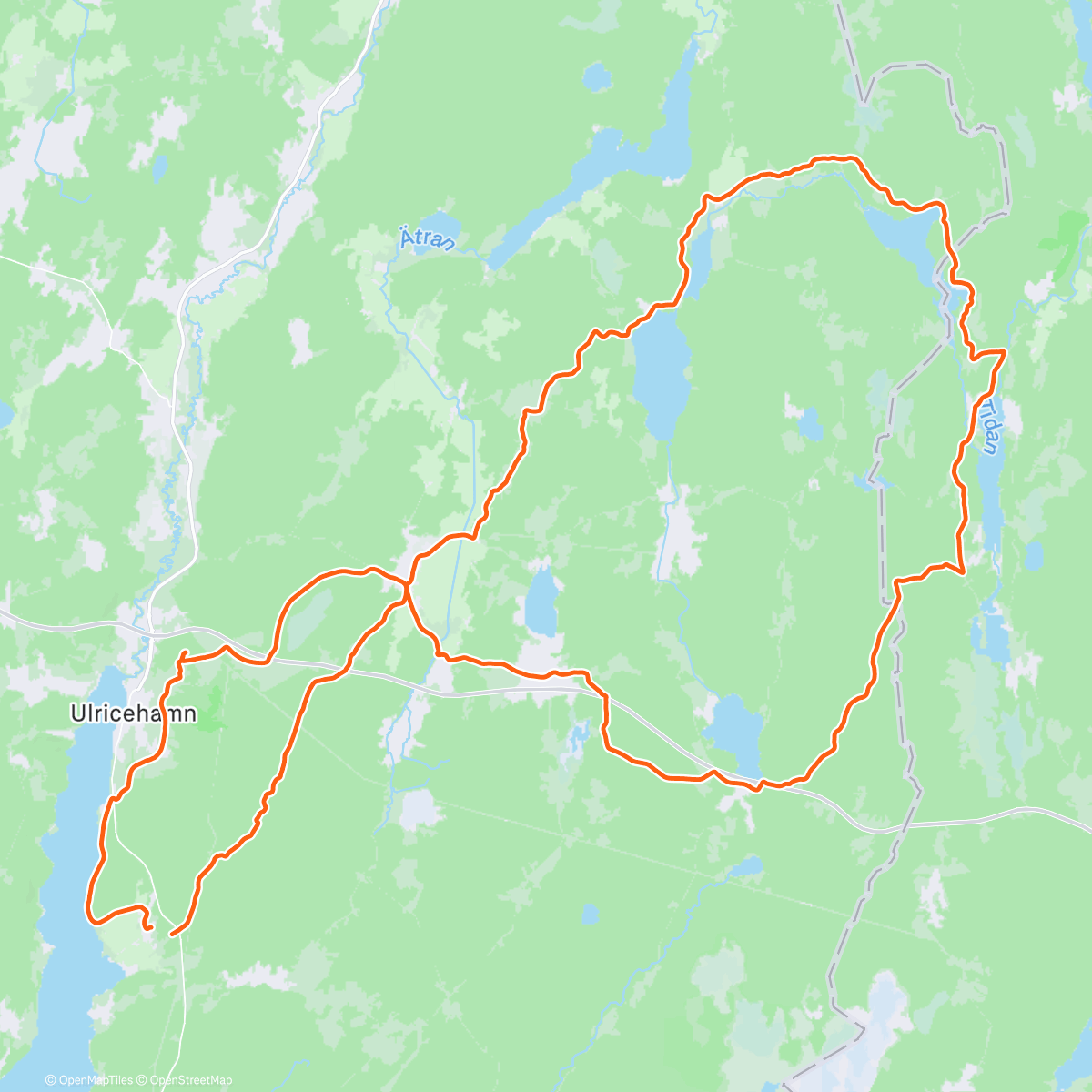 Map of the activity, 🍂 👧 🫶 söndag 2.0