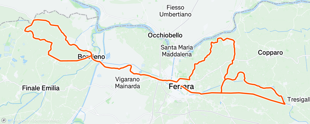 Map of the activity, Coppi stage 1 🇮🇹