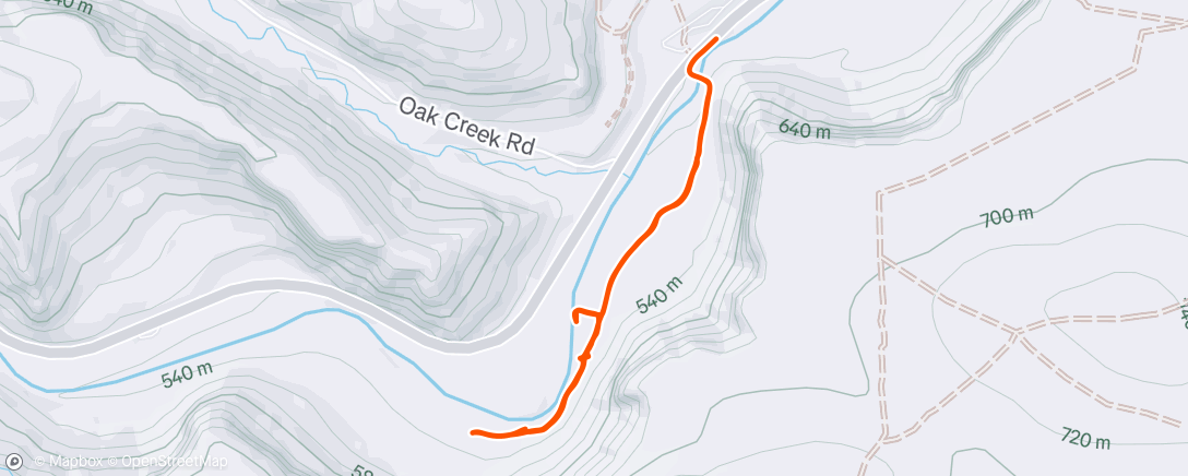 Map of the activity, Tietin River Trail