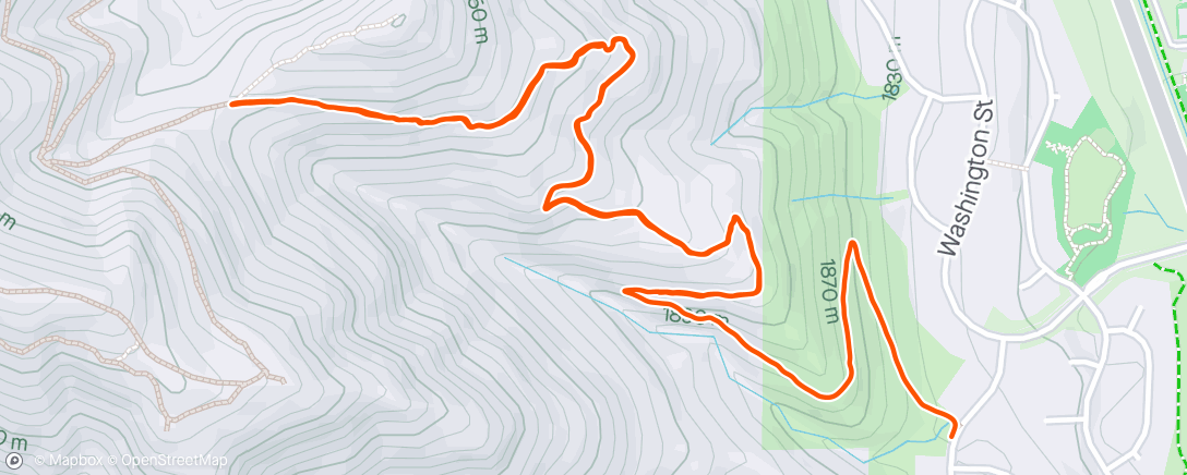 Mapa de la actividad (Morning Trail Run ☁️)