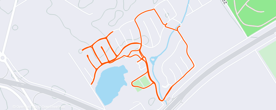 Map of the activity, Cancelled flight jog