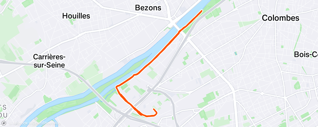 Map of the activity, 2x2000