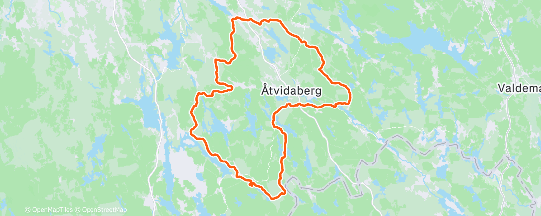 Map of the activity, Morning Gravel Bike Ride