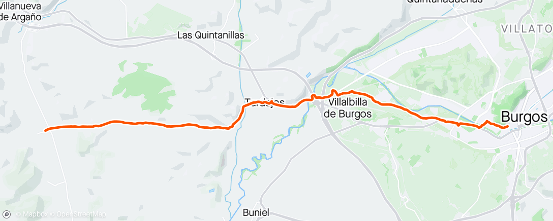Map of the activity, Dia 12 - De Burgos a Hornillos del Camino 🇪🇸