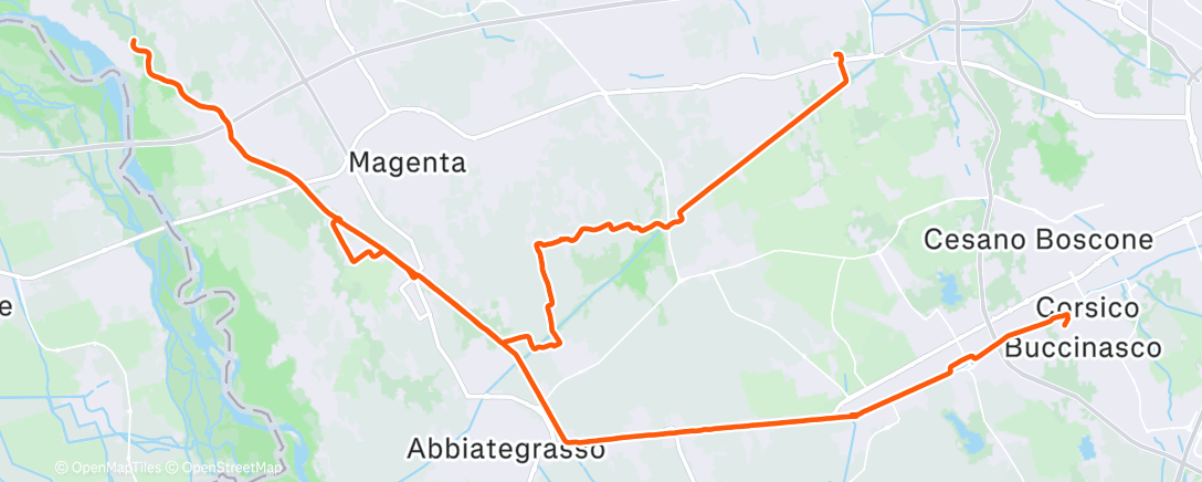 Map of the activity, Solo