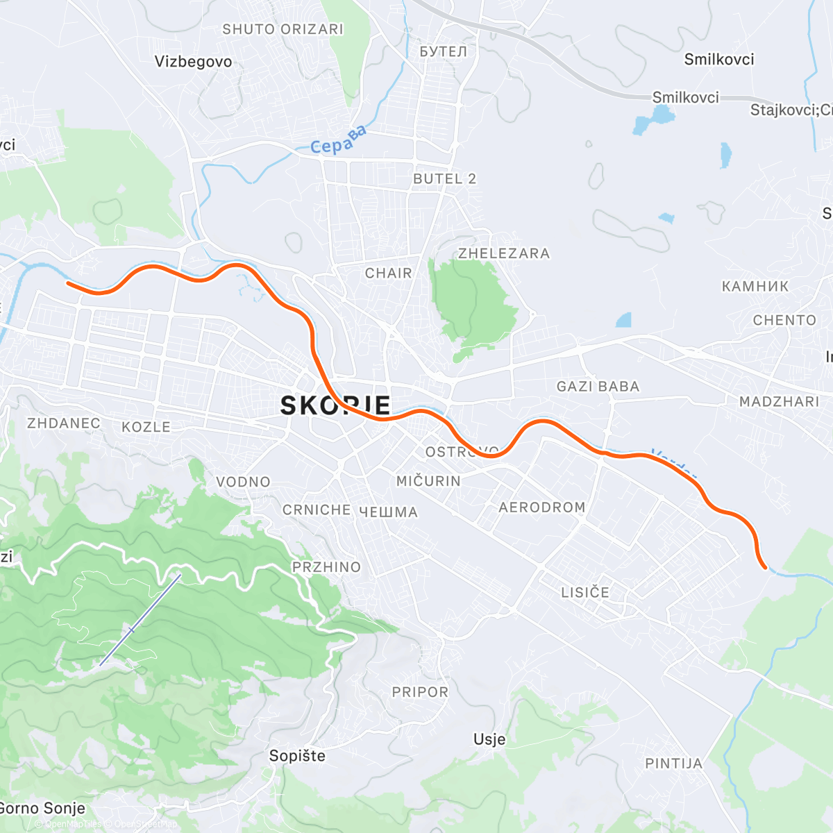 Карта физической активности (25k 🏃🏻‍♂️)