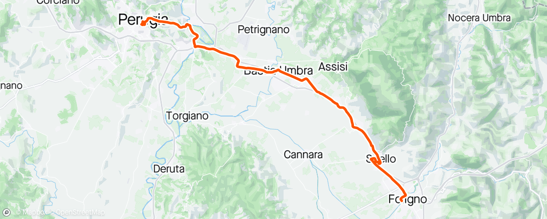 Map of the activity, Giro #7 🇮🇹