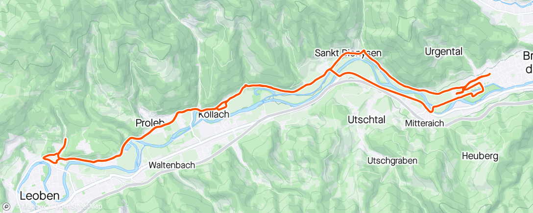 Map of the activity, Rad fahren mit Fabio (Anhänger)