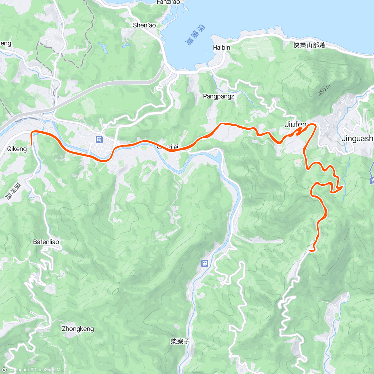 Map of the activity, 牽新車不厭亭衝一波