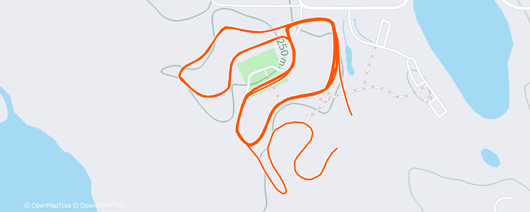 Map of the activity, Morning Nordic Ski