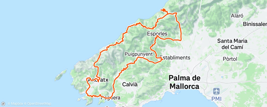 Map of the activity, DHF 6