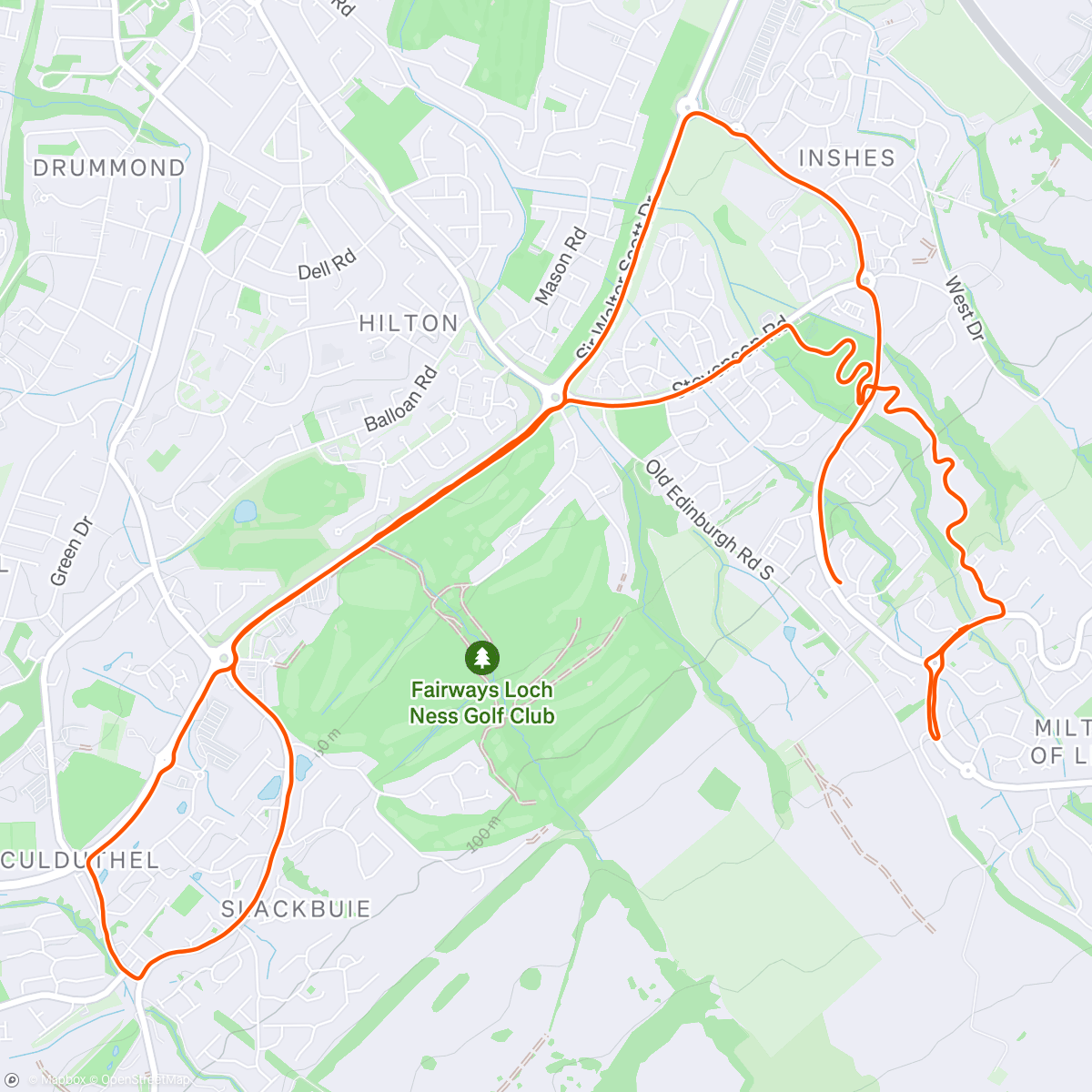 Map of the activity, 🌧 Asda Loop-6.82-Z2