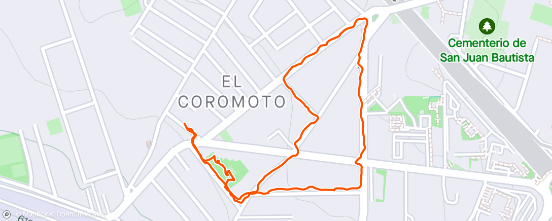 Map of the activity, Caminata 🐶🚶