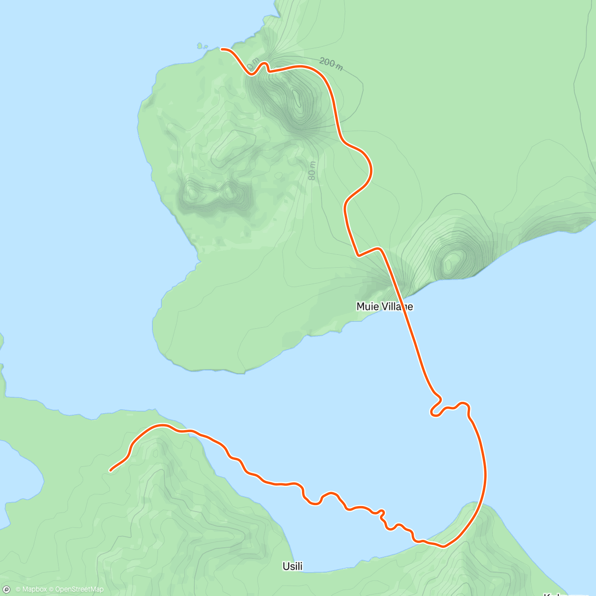 Map of the activity, Easy nach der ISPO