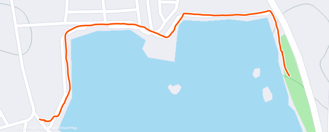 Map of the activity, Afternoon Walk