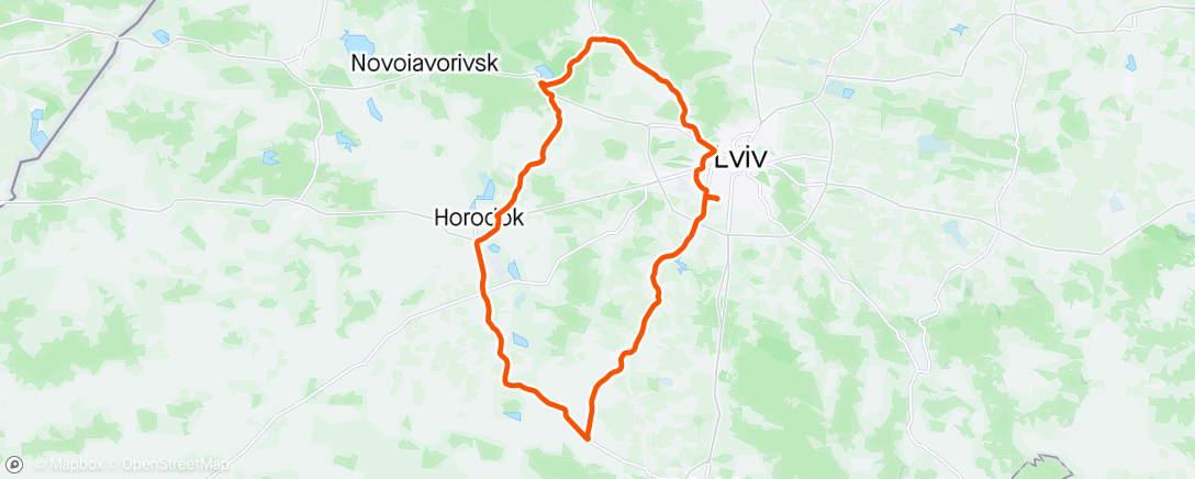 Karte der Aktivität „Львівська сотка trial version”