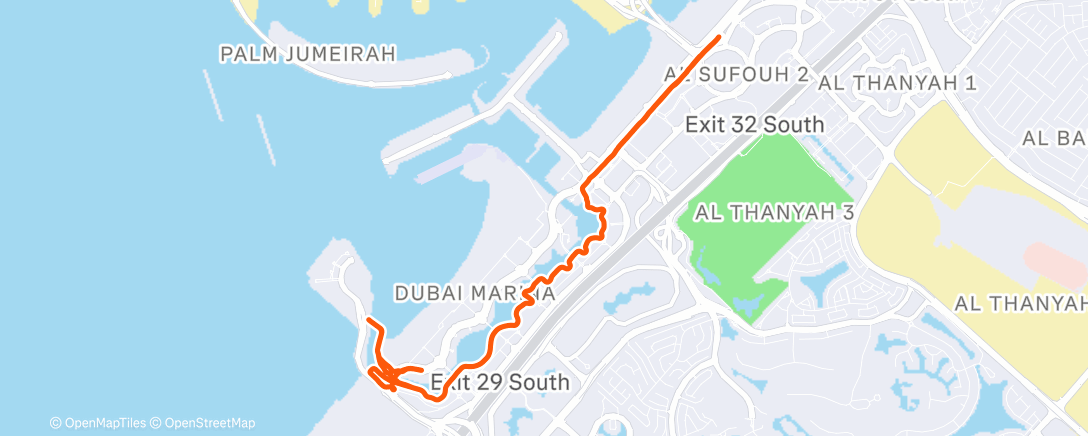 Карта физической активности (Cycling)