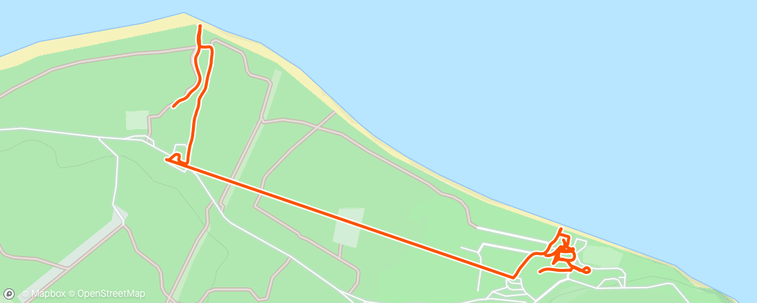 Map of the activity, Portsea Walk