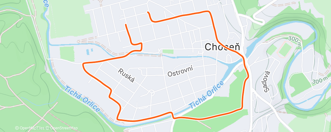 Map of the activity, Chvilka pro sebe 😊