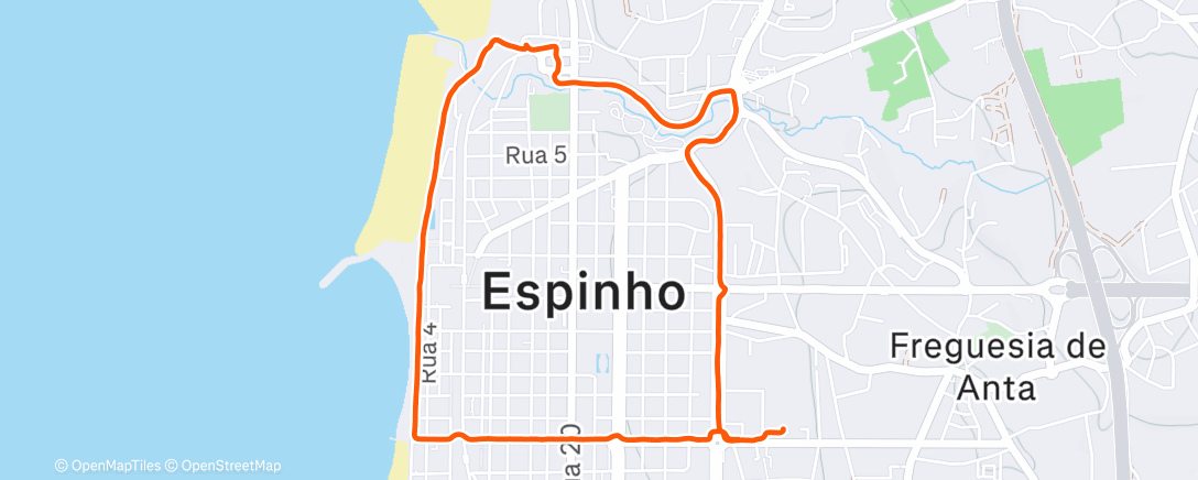 Карта физической активности (Corrida da hora do almoço)