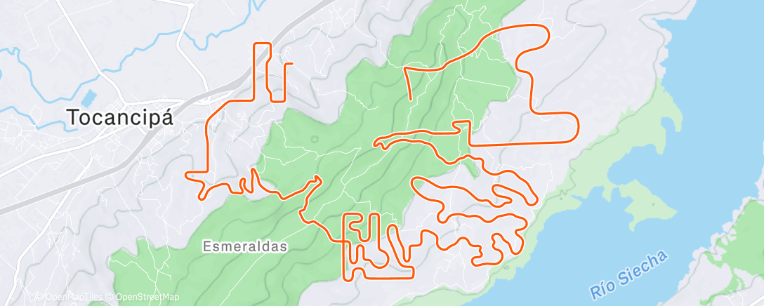 Map of the activity, MyWhoosh - W2D1 SPOKED Z2