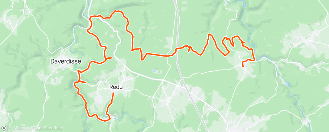 Mapa da atividade, 3-daagse - Entre Lesse et Lomme - etappe 1/3