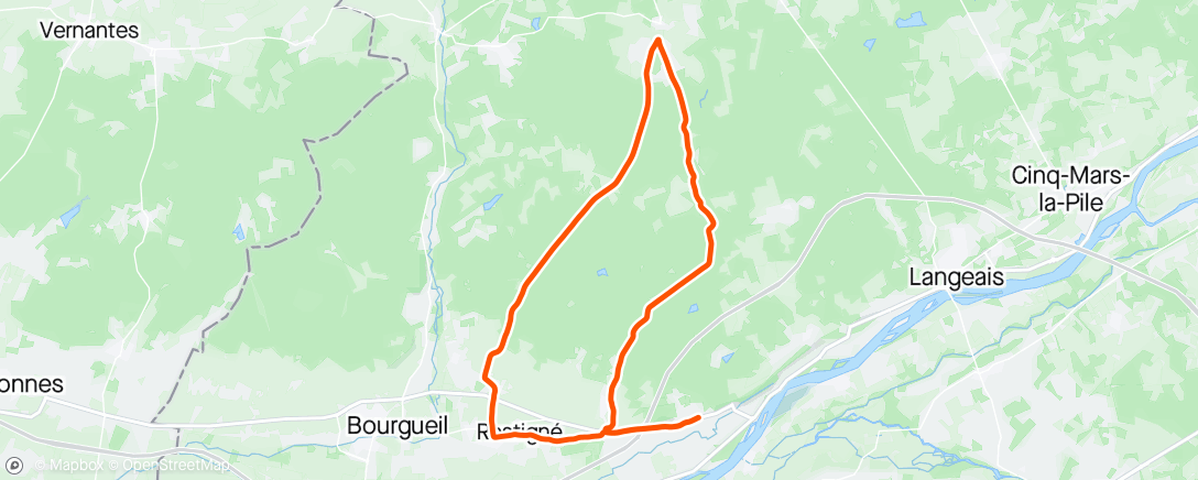 Map of the activity, Avrillé les Ponçeaux
