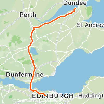 Wormit to Edinburgh | 84.8 km Cycling Route on Strava