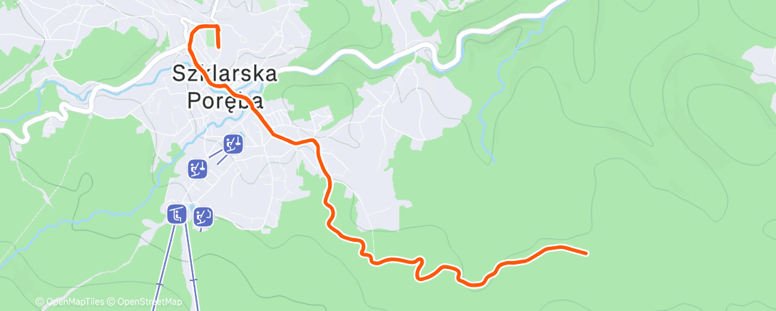 Карта физической активности (Spokojne rozbieganie z grupą)