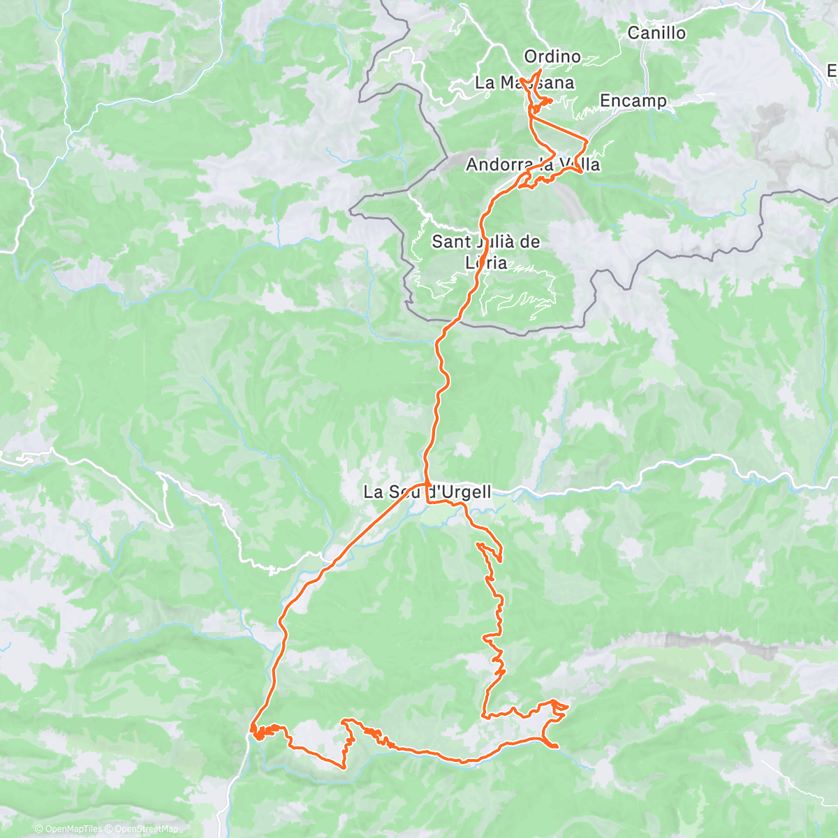 Map of the activity, Sábado sabdete