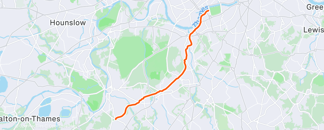 Map of the activity, Morning E-Bike Ride