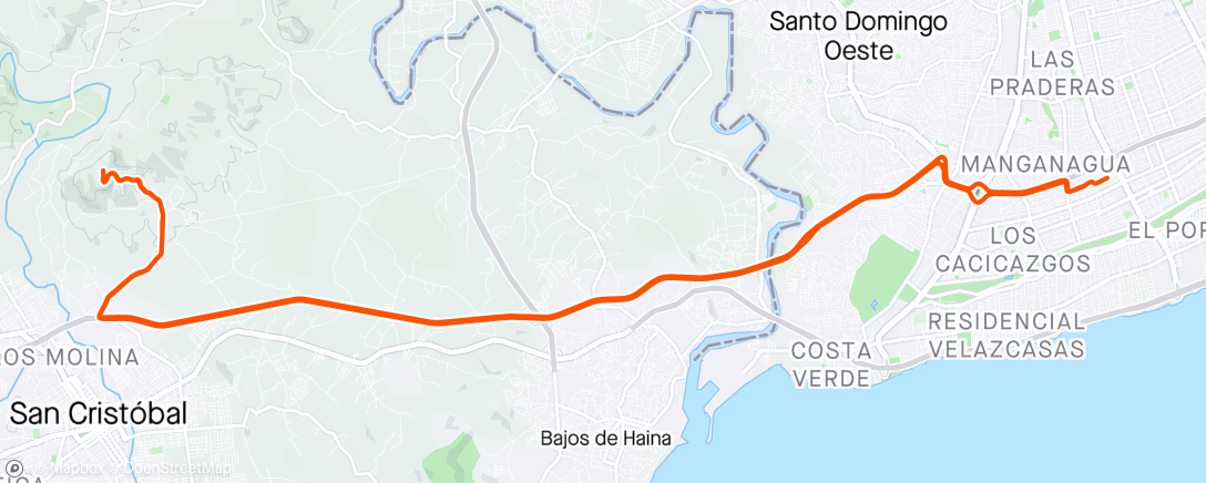 Map of the activity, Pollito