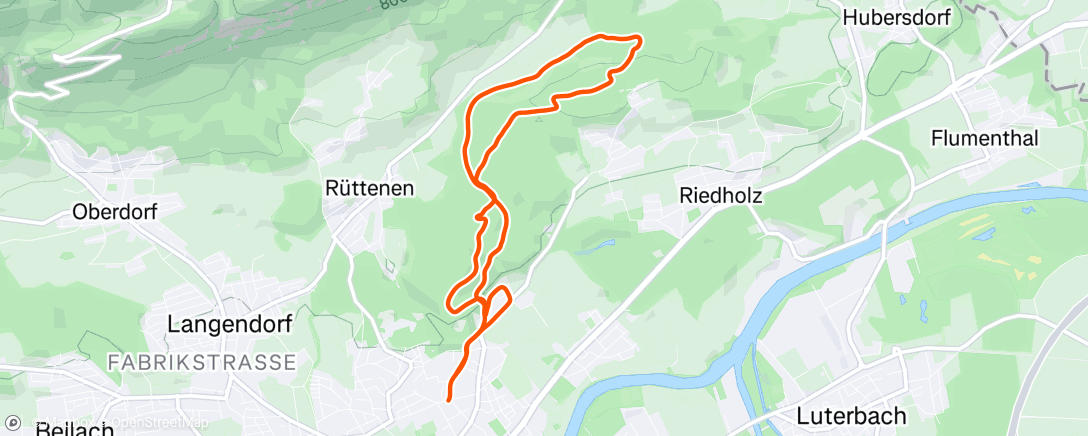 Map of the activity, Lauf mit Kinderwagen