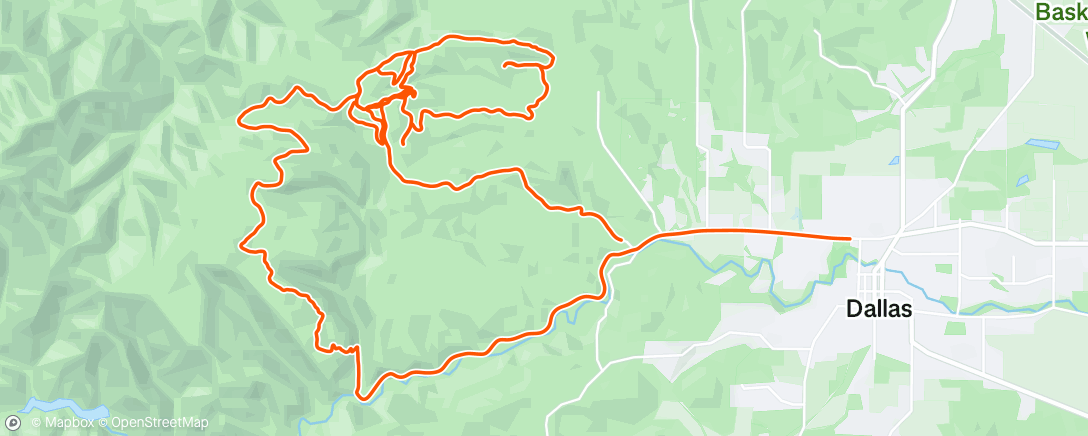 Map of the activity, Morning Ride