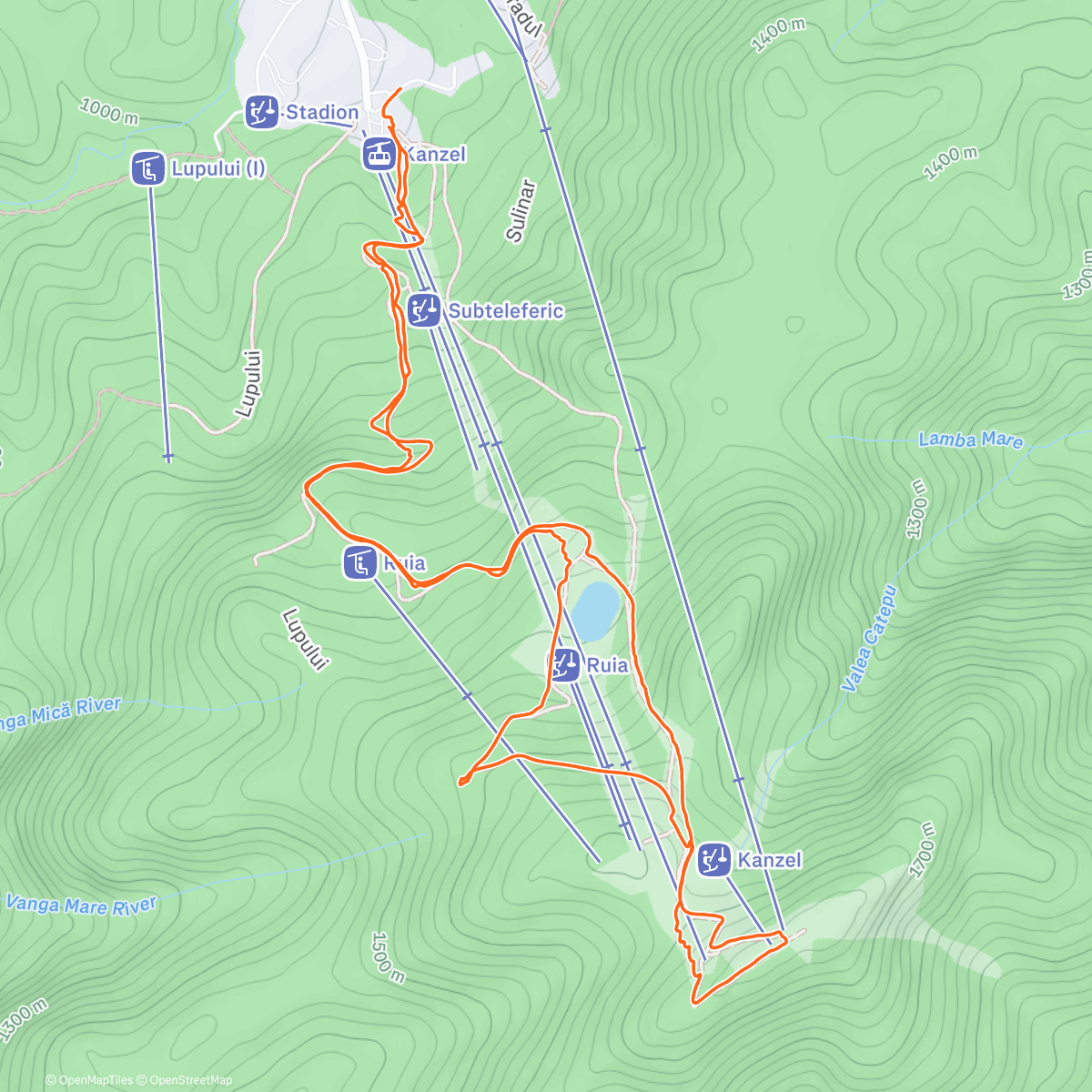 Карта физической активности (Start season: Postăvaru Morning Glory #1)