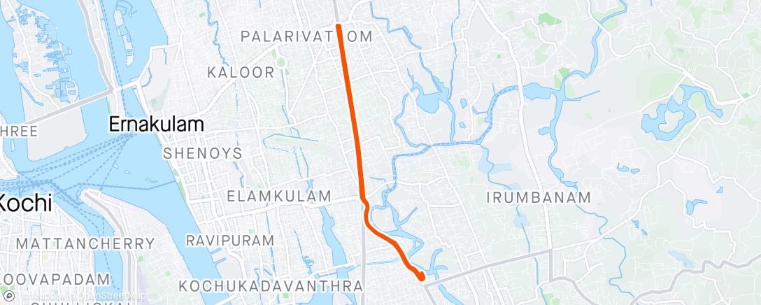 Mapa de la actividad (Evening Commute)