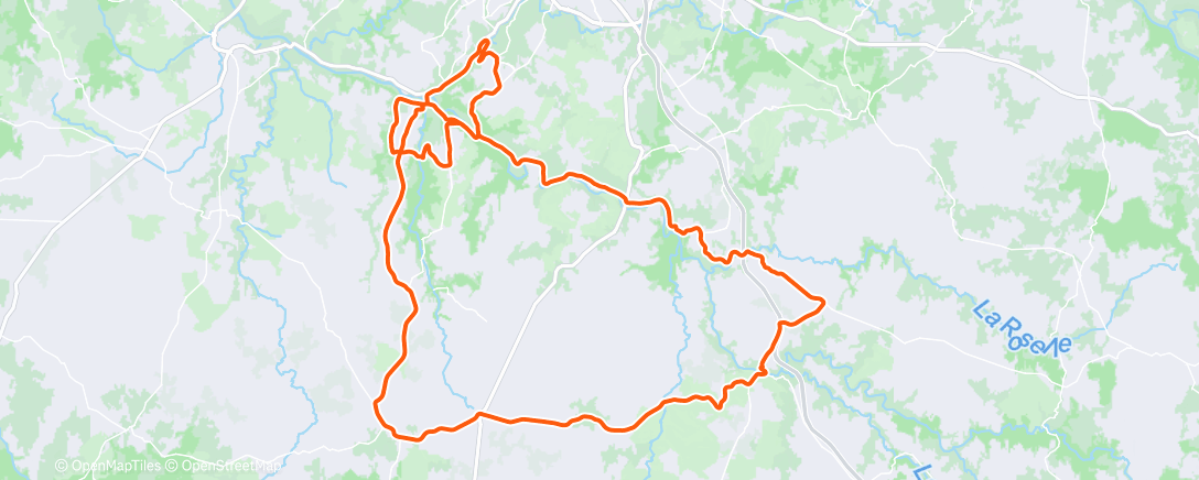 Map of the activity, Z2 Beats the rain