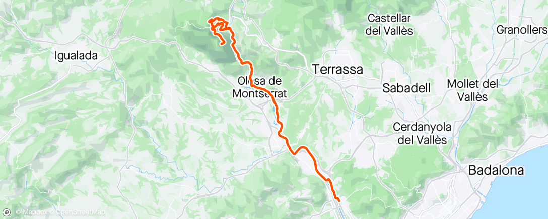 Map of the activity, Montserrat