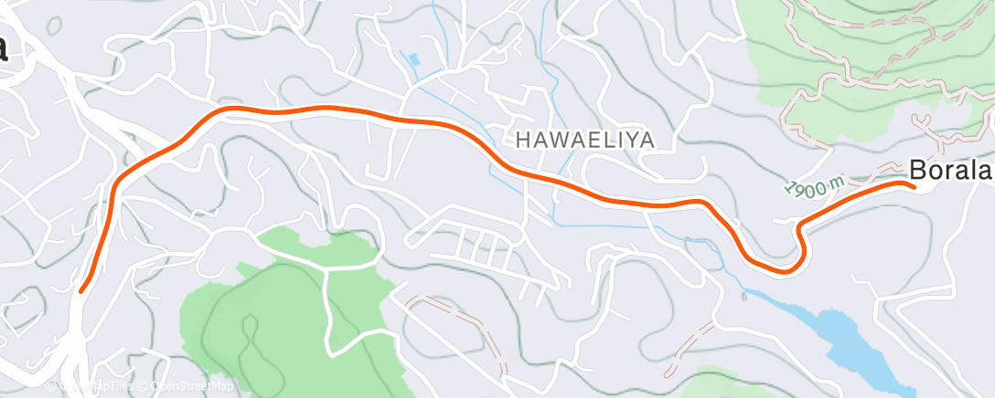 Map of the activity, ROUVY - 7 Minute Cool-down