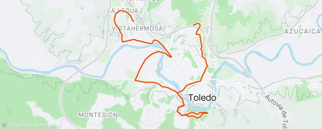 Map of the activity, RB Toledo (ciudad)