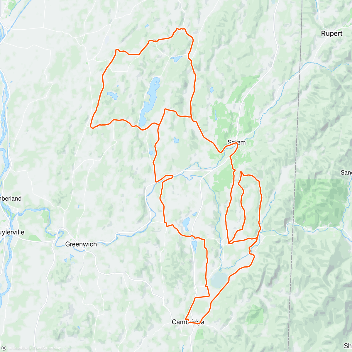 Map of the activity, Battenkill (Pro 1/2)