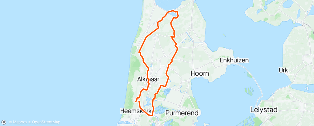 Mapa de la actividad, Rondje amstelmeer