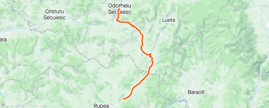 Map of the activity, România civilizată pornește din Harghita