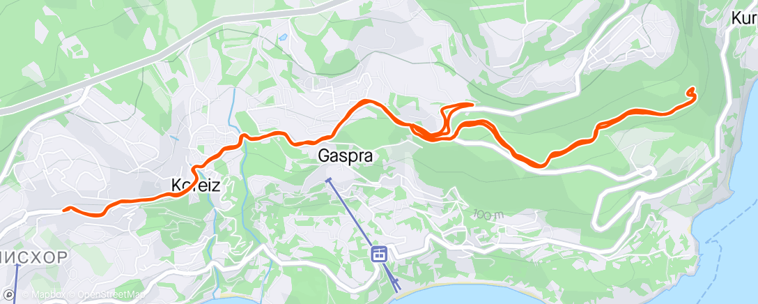 Map of the activity, Спокойно