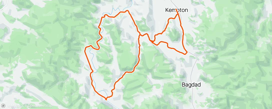Карта физической активности (HWC Kempton to Elderslie)