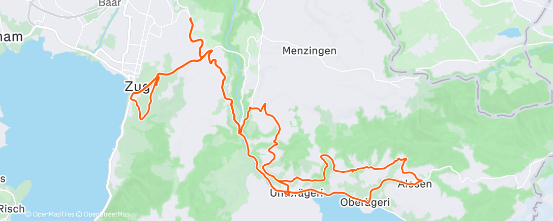 Map of the activity, Fahrt am Nachmittag