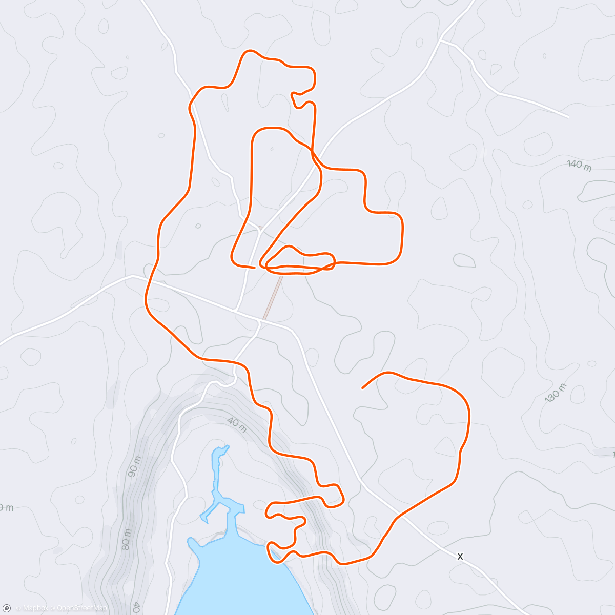 Map of the activity, Zwift - Pacer Group Ride: Sprinter's Playground in Makuri Islands with Miguel