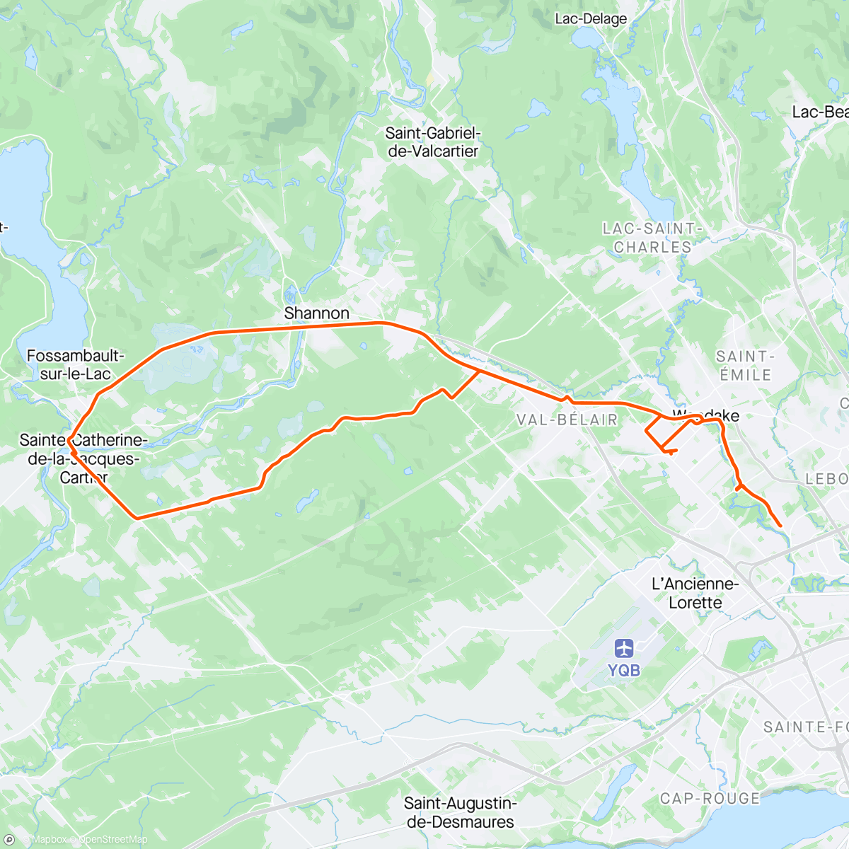 Map of the activity, Sainte-Catherine