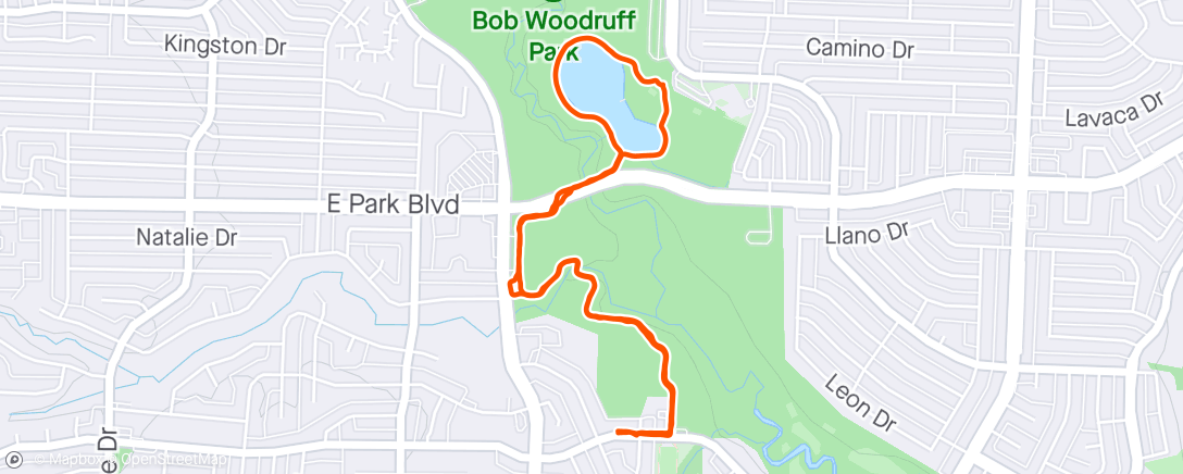 Map of the activity, Mother's Day Walk