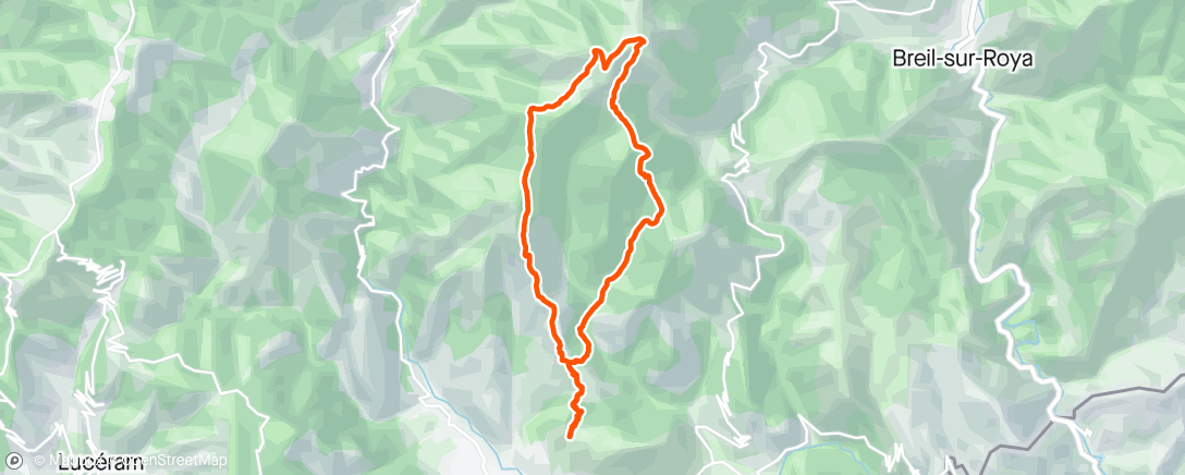 Mapa de la actividad (Trail le matin)